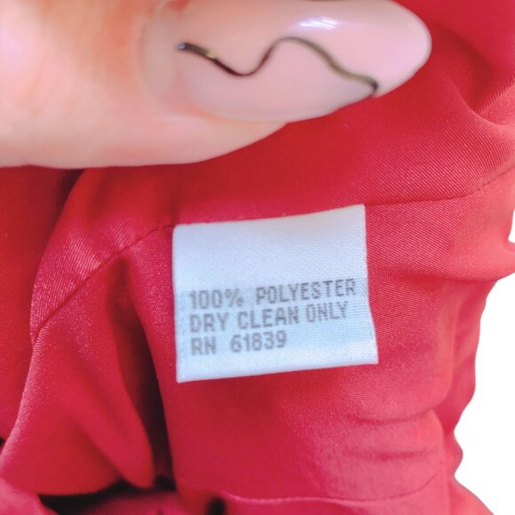 Teri Jon Rickie Freeman  Exclusive Textured A-Line Dress Short Sleeves Size 4 - Picture 9 of 9